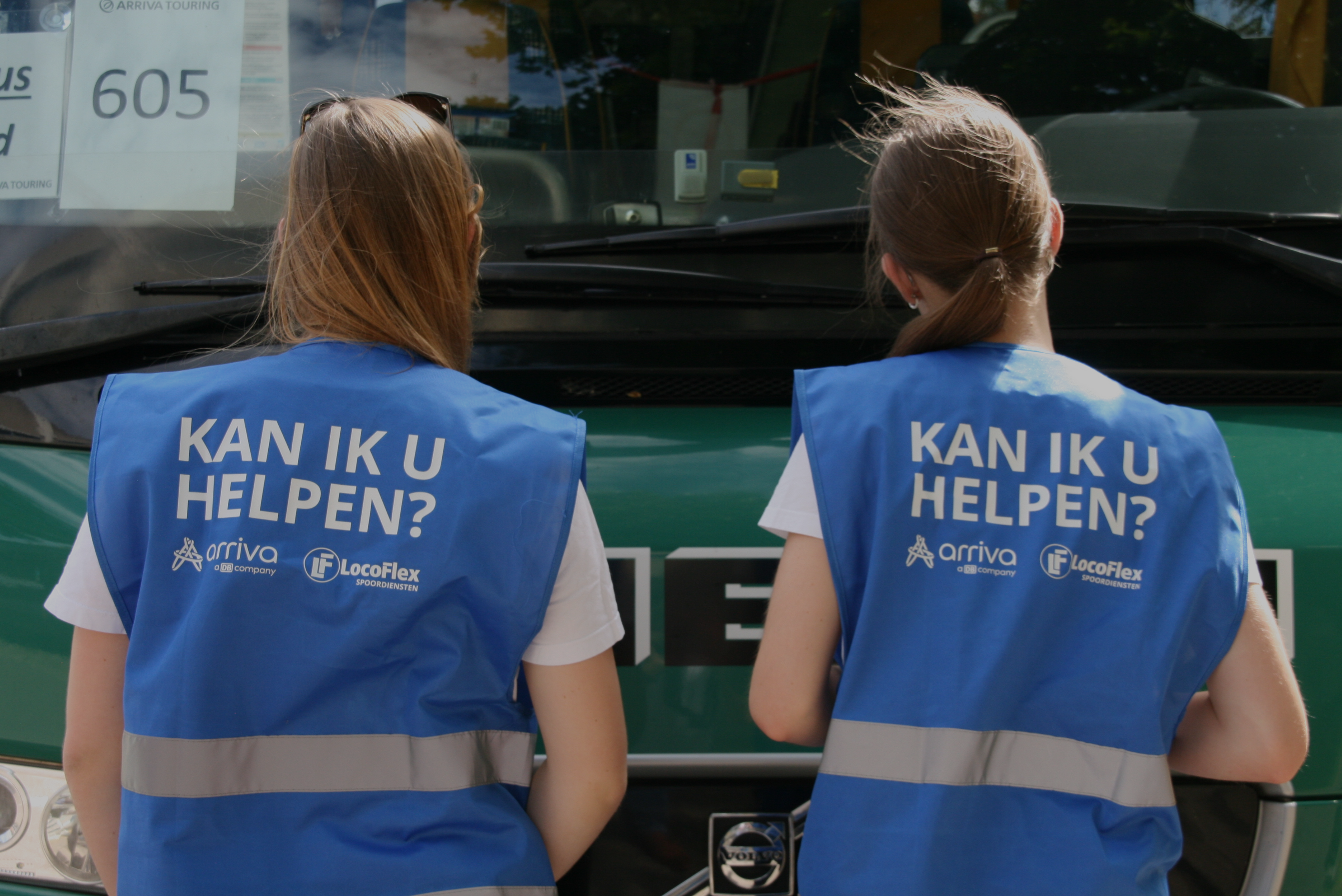 Service medewerkers met oog voor de reiziger. 